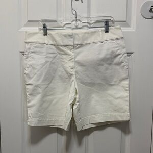 LOFT Women's white Riviera shorts